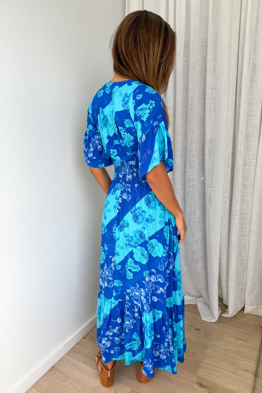 Nalani Dress  - Blue Floral