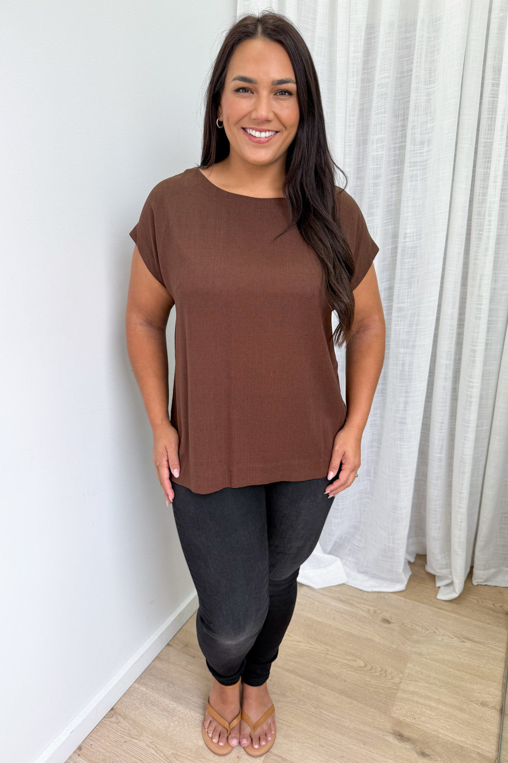 Brynlee Top - Chocolate