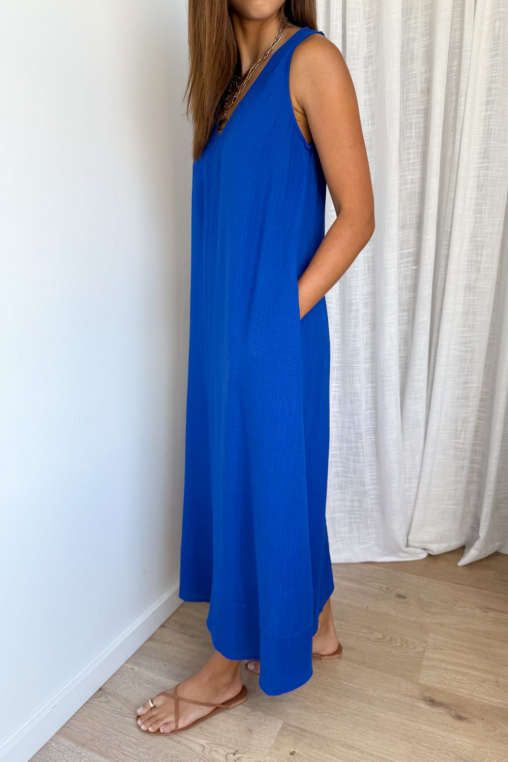 Noel Dress - Cobalt Blue