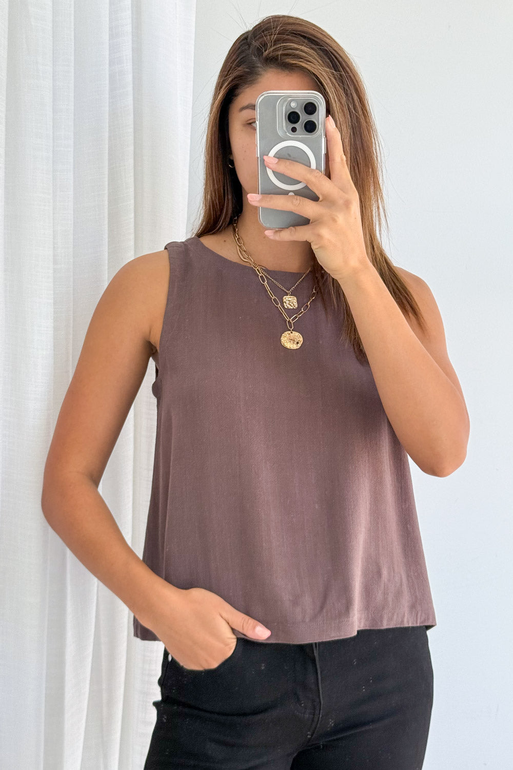 Rafaela Linen Top