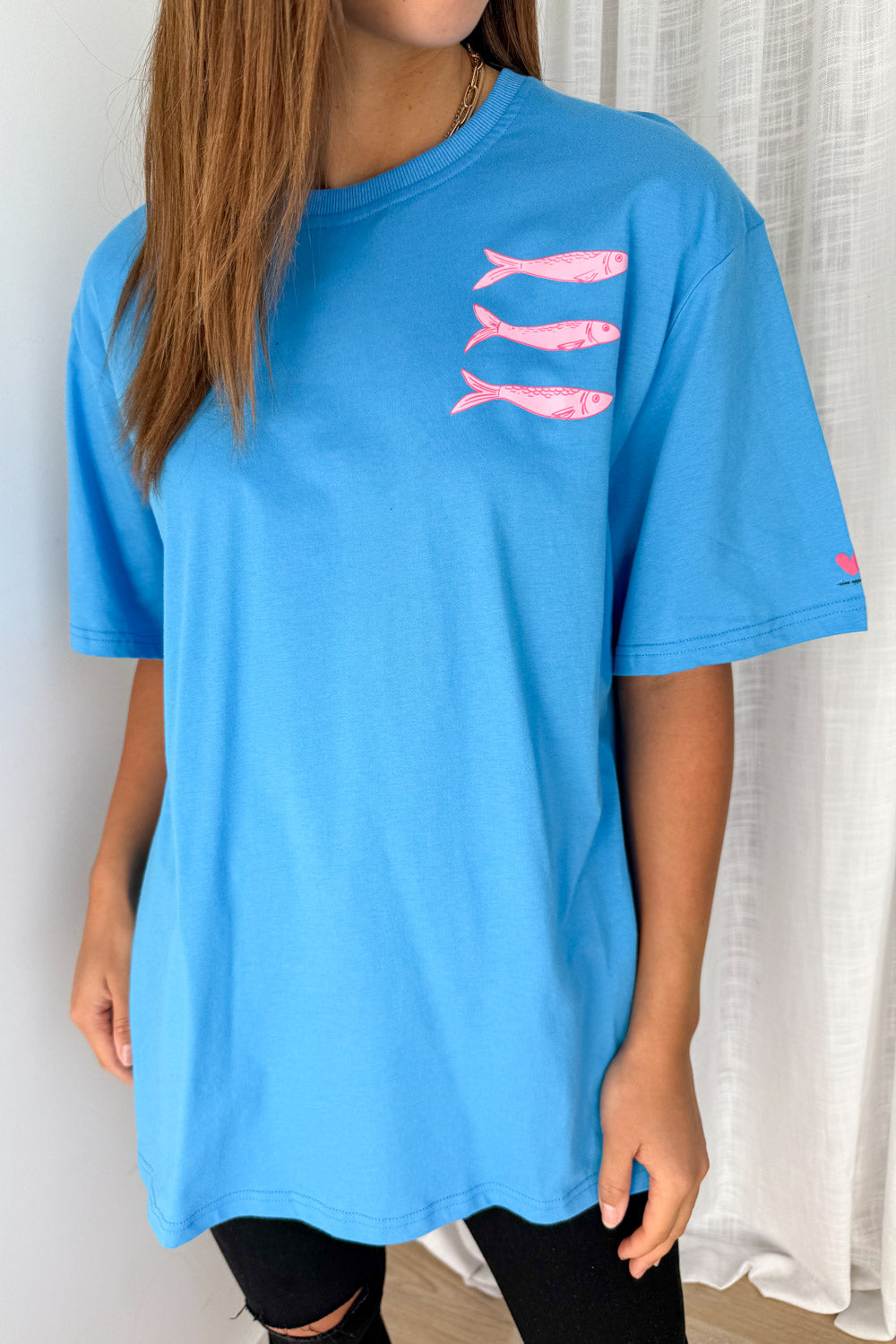 Finn Tee - Cornflower Blue