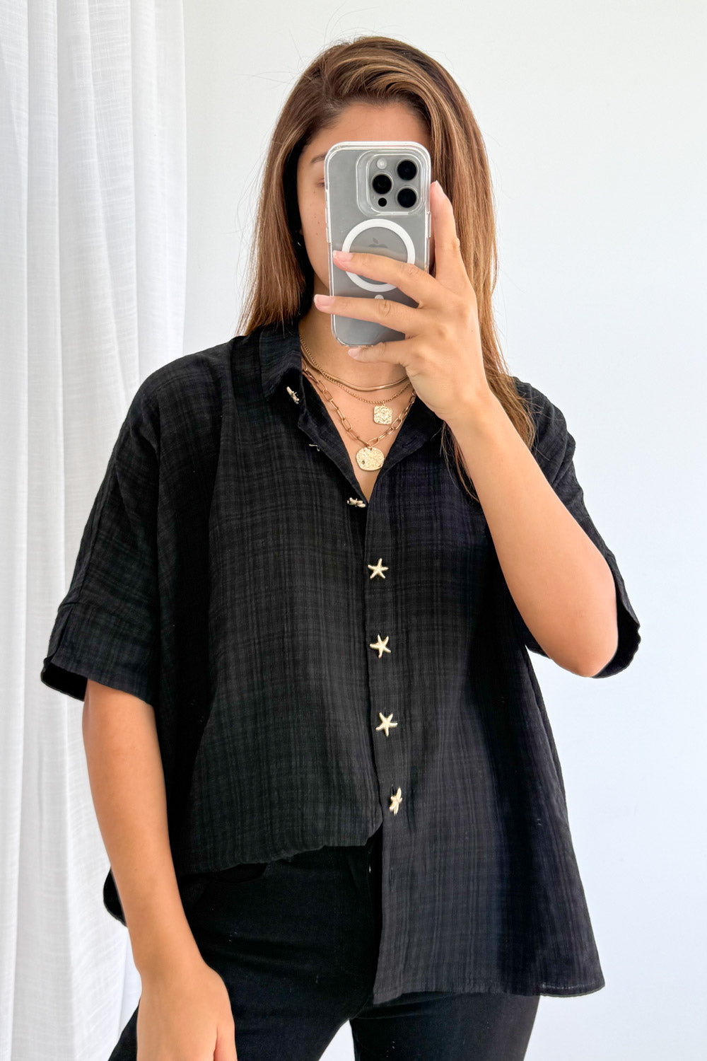 Island Air Shirt - Black