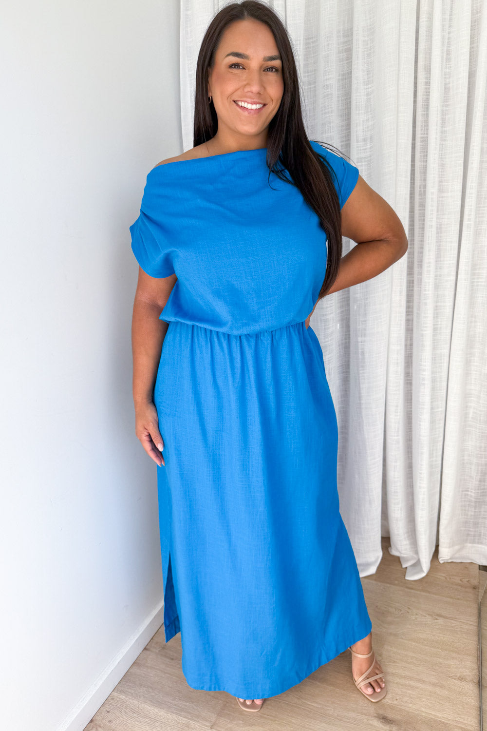 Heidi Dress - Cornflower Blue