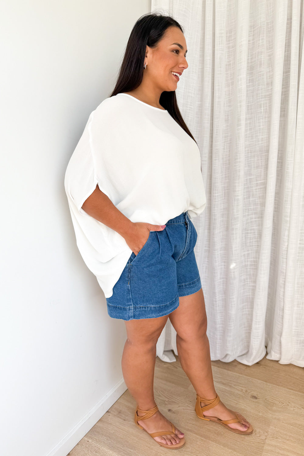 Dune Shorts - Mid Denim