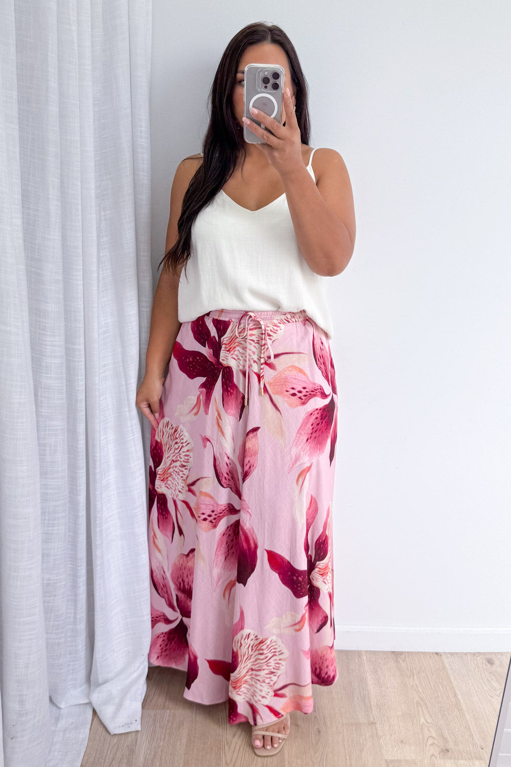 Alaya Skirt - Blush Floral