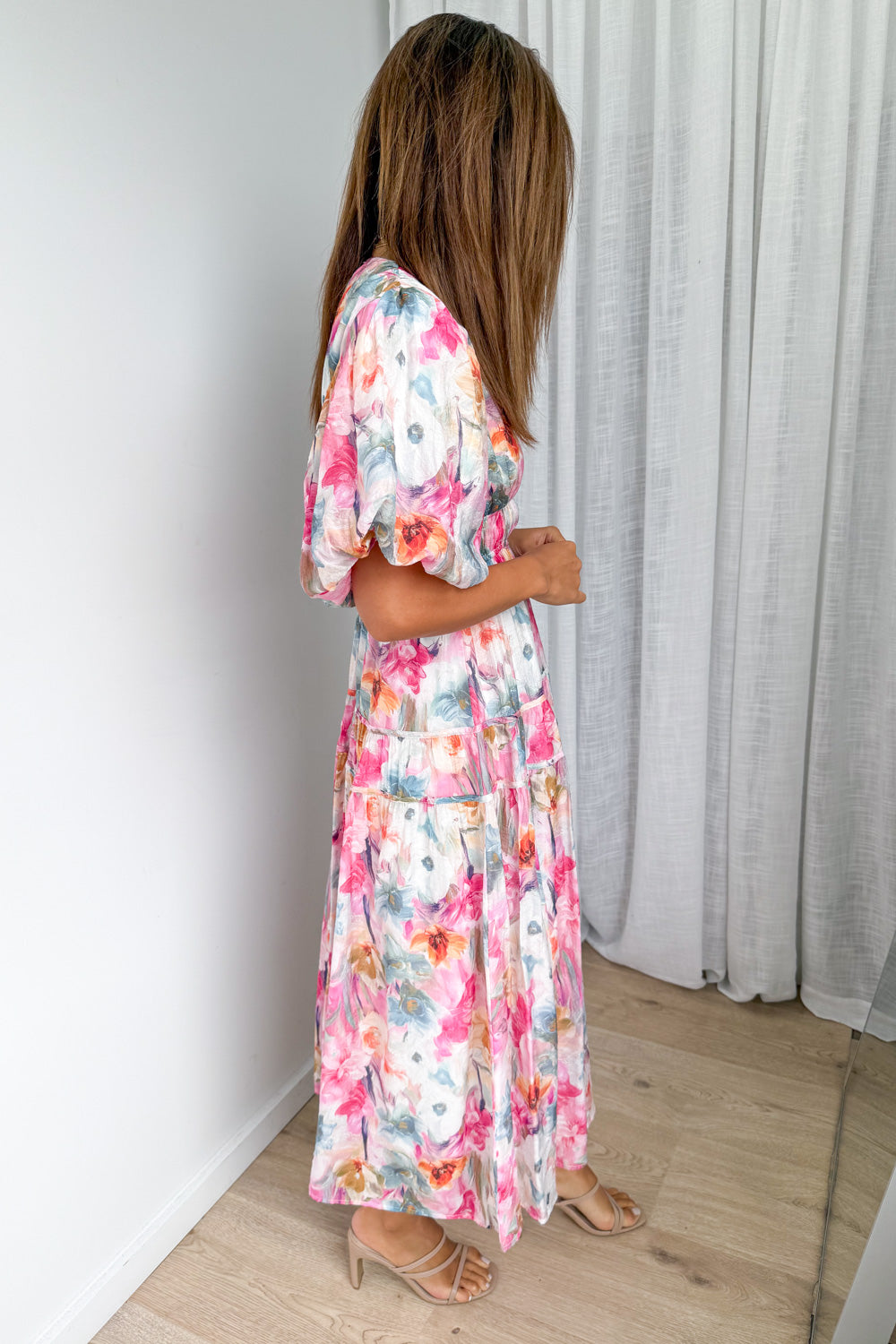 Clairemont Dress - Watercolour Floral