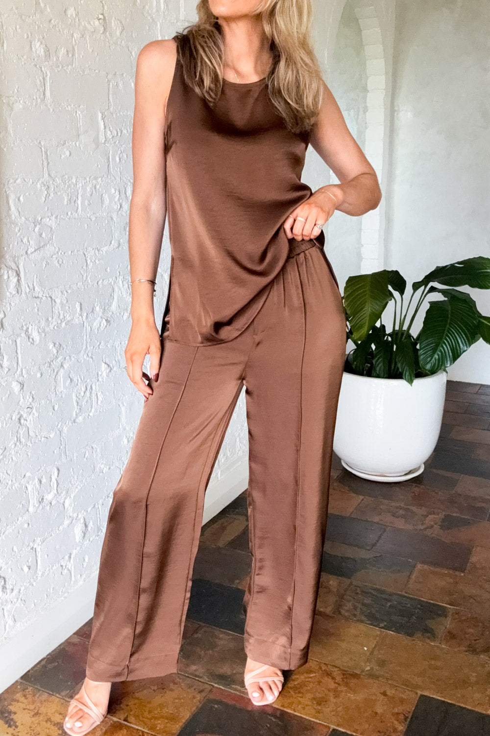 Kimberly Top - Chocolate