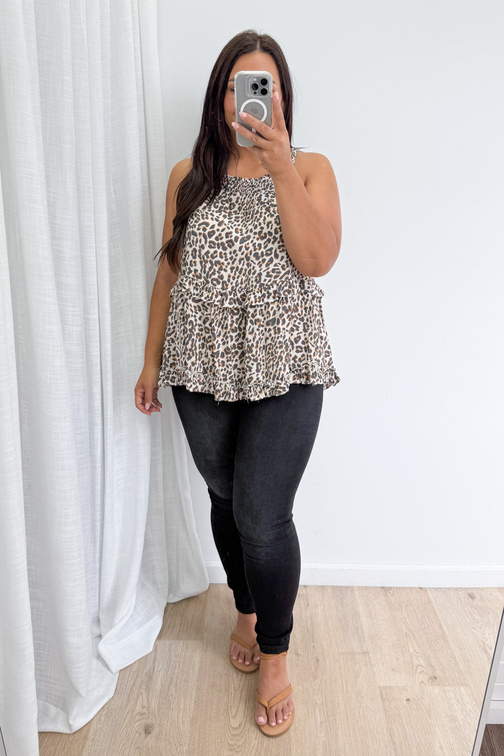 Tavi Top - Leopard Print