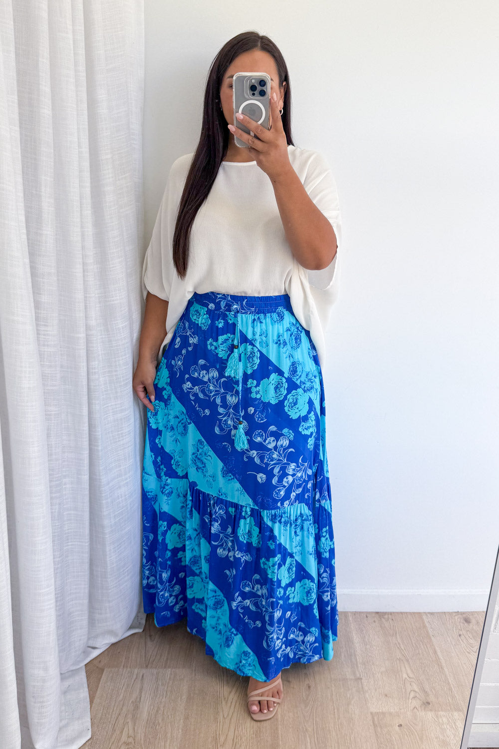 Liko Skirt - Blue Floral