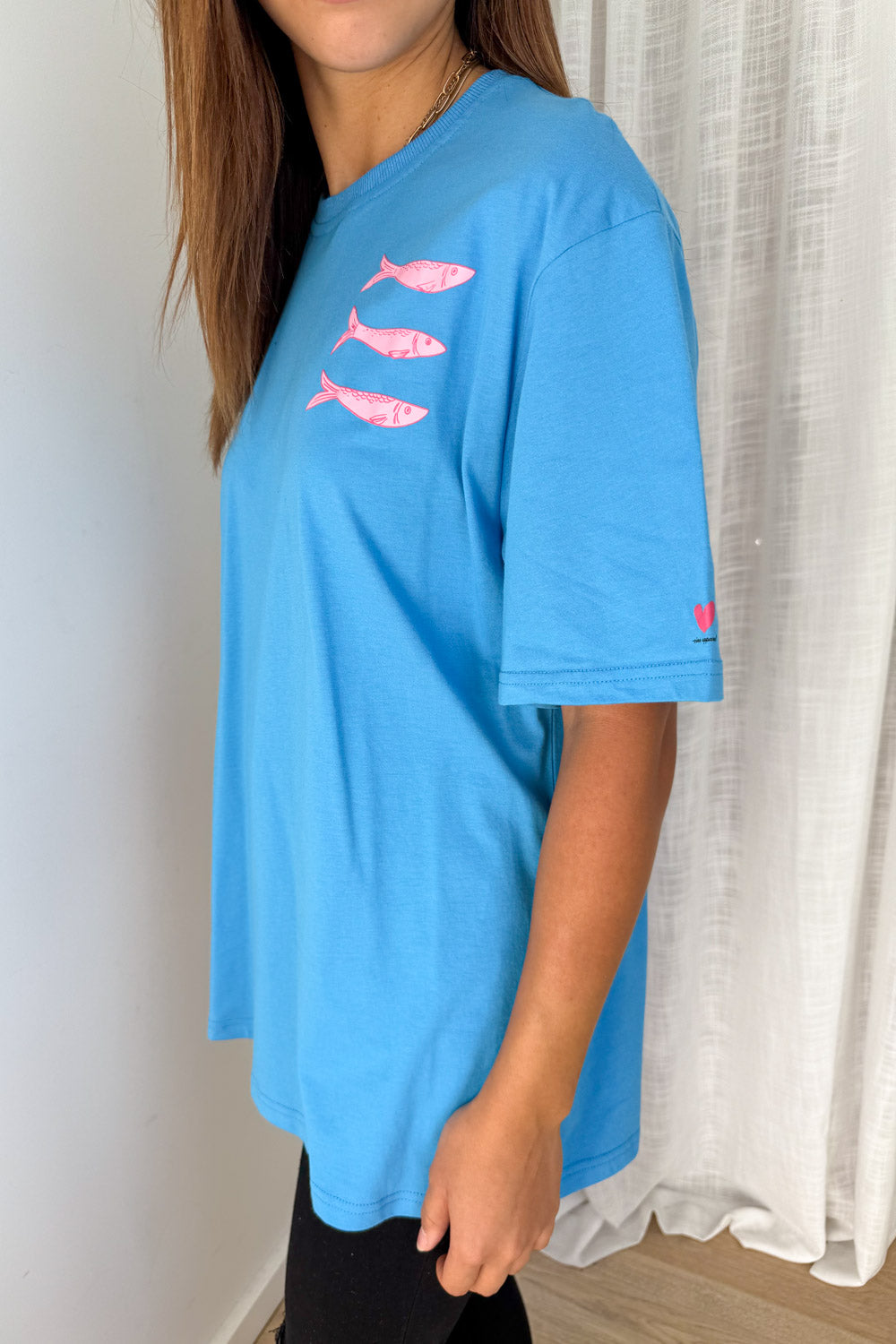 Finn Tee - Cornflower Blue