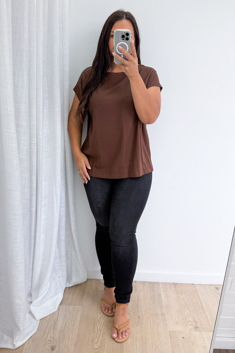 Brynlee Top - Chocolate