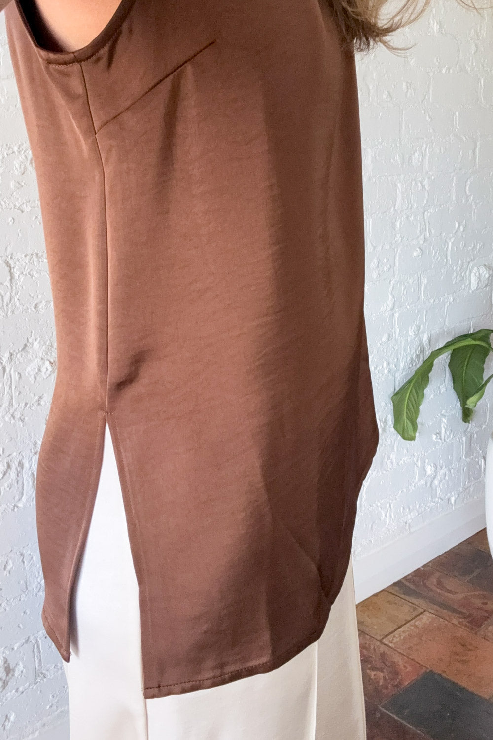 Kimberly Top - Chocolate