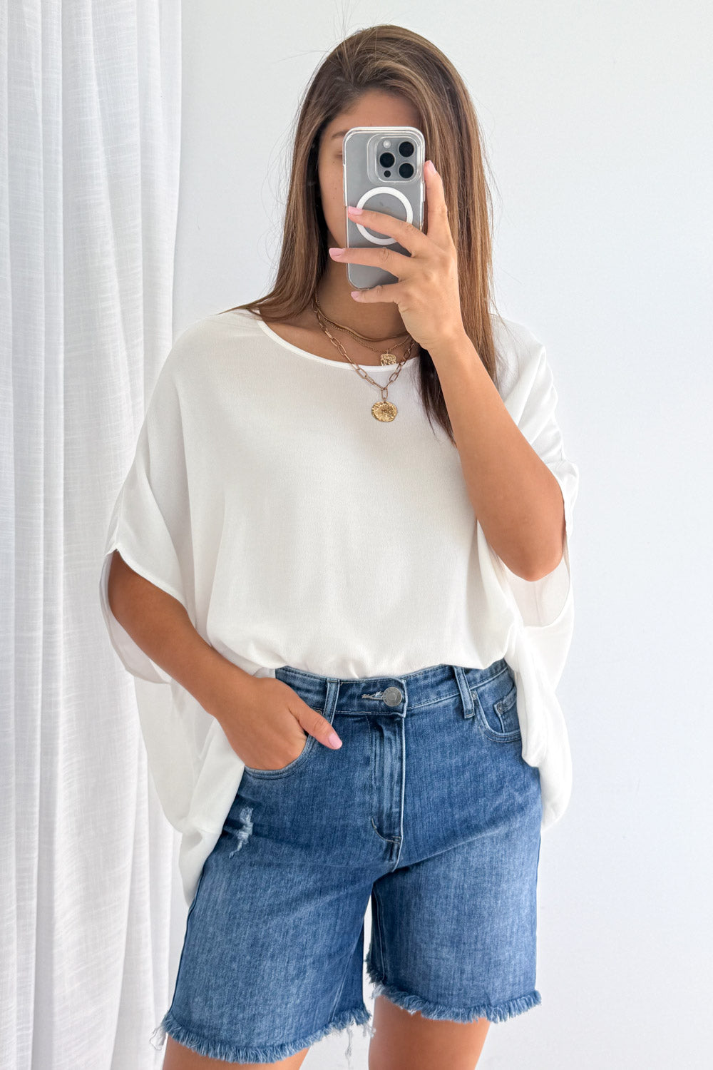 Riley Shorts - Dark Denim