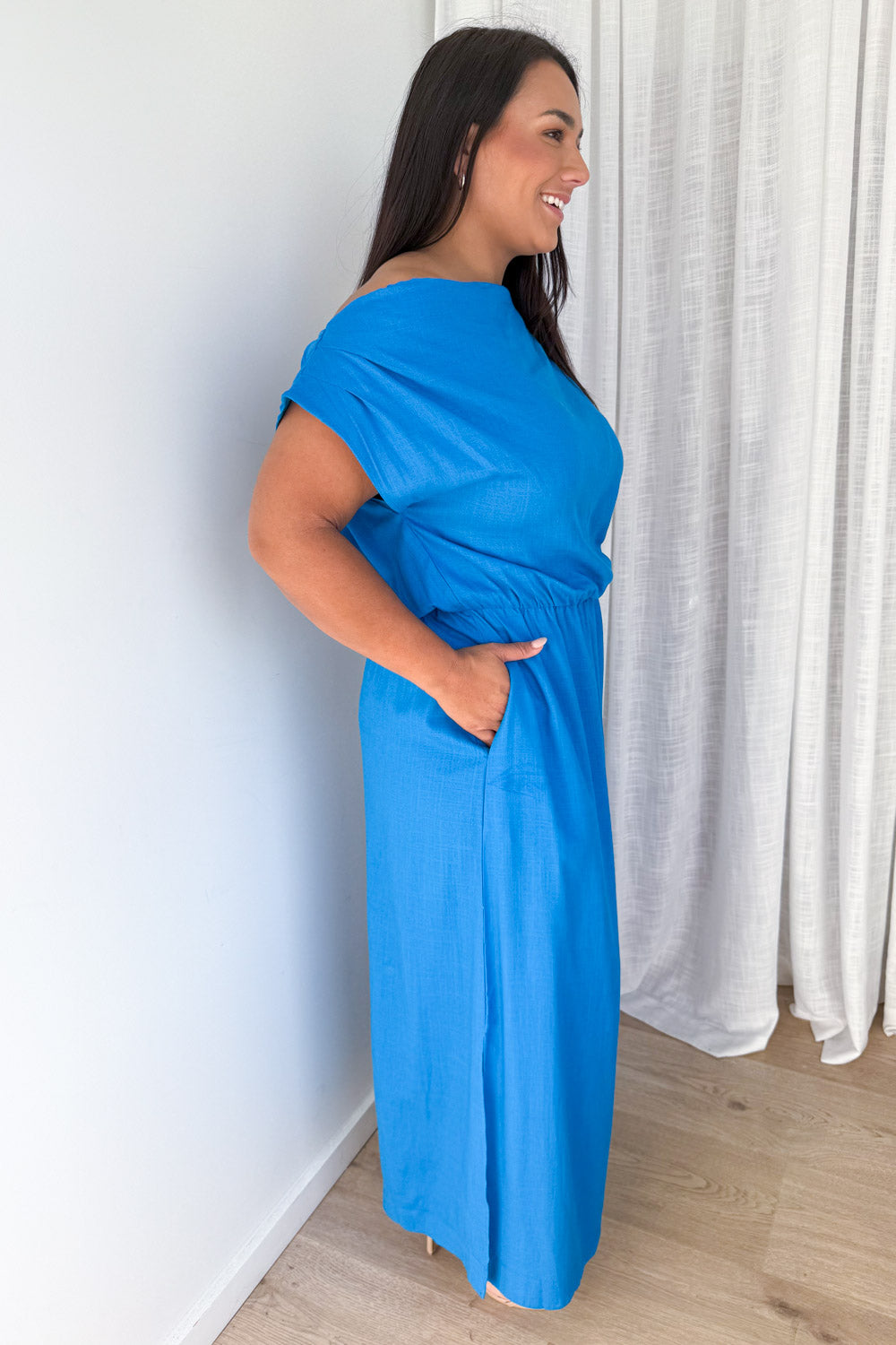Heidi Dress - Cornflower Blue
