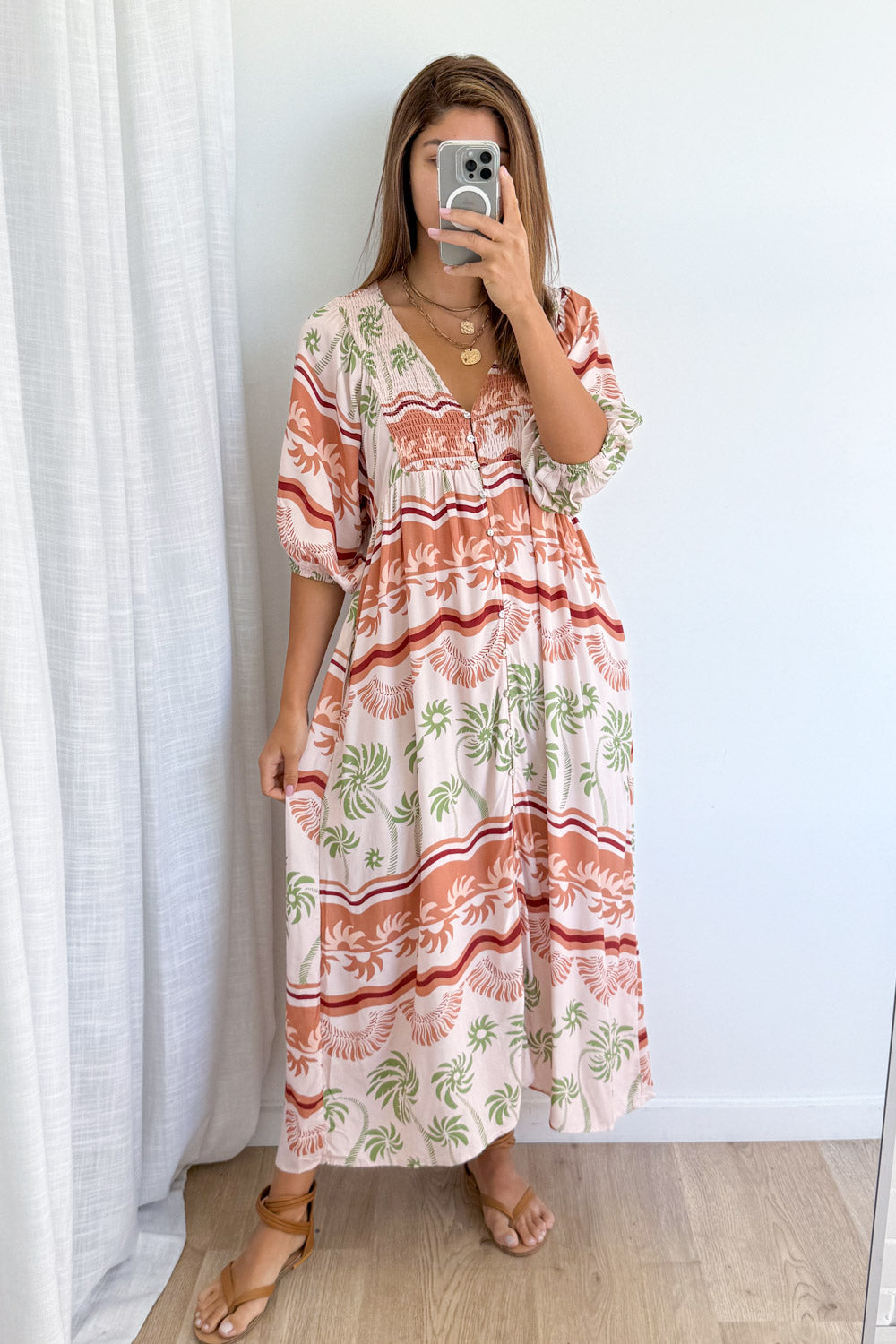 Finn Dress - Pink Clay