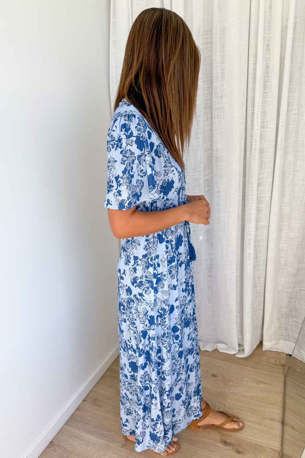 Lua Dress - Blue Floral