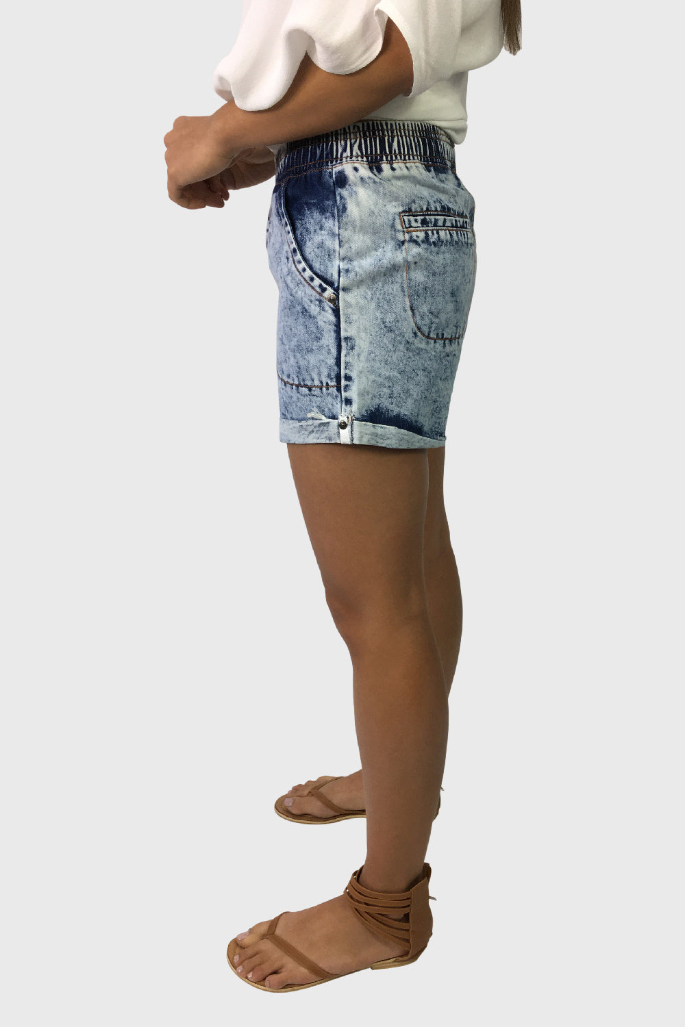 Stonewash Shorts