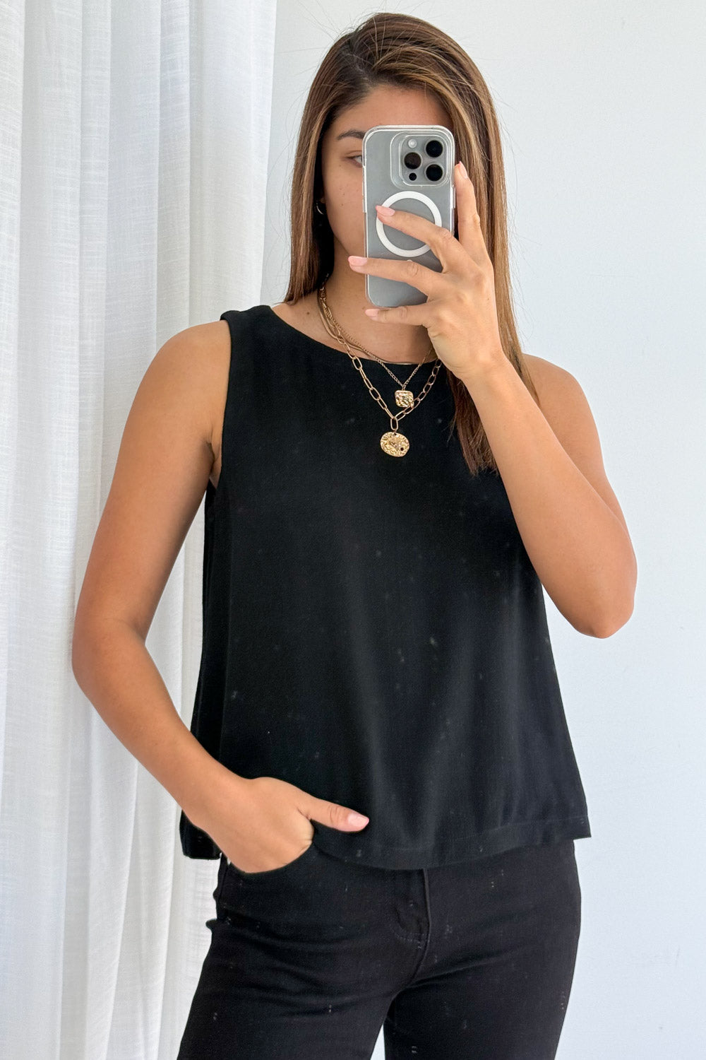 Rafaela Linen Top