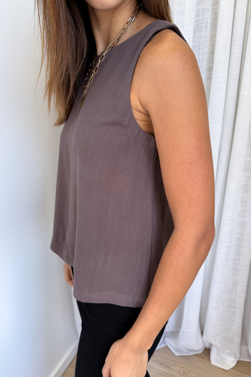 Rafaela Linen Top