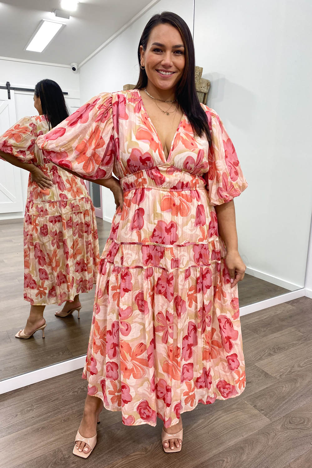 Clairemont Dress - Pink Floral