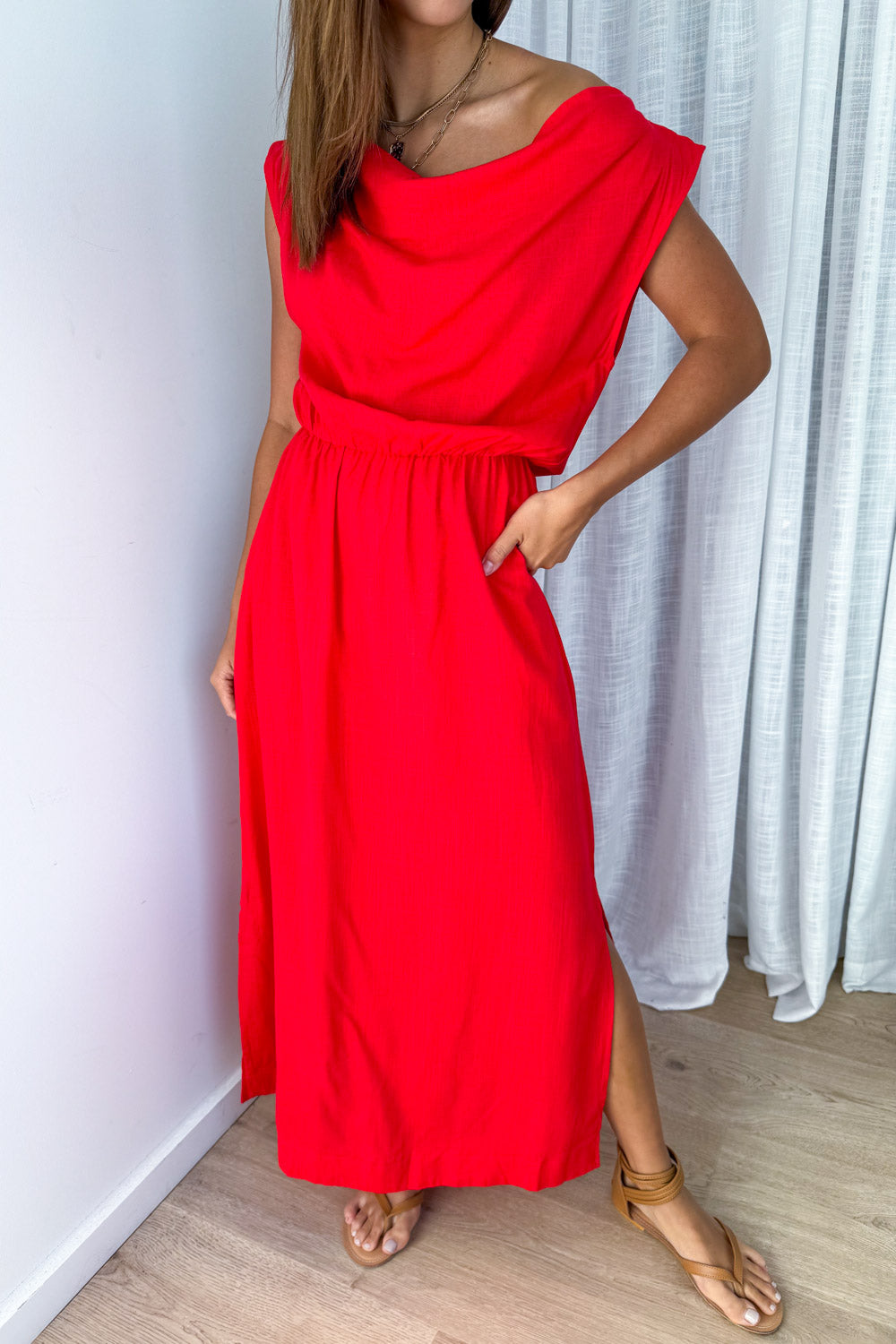 Heidi Dress - Red
