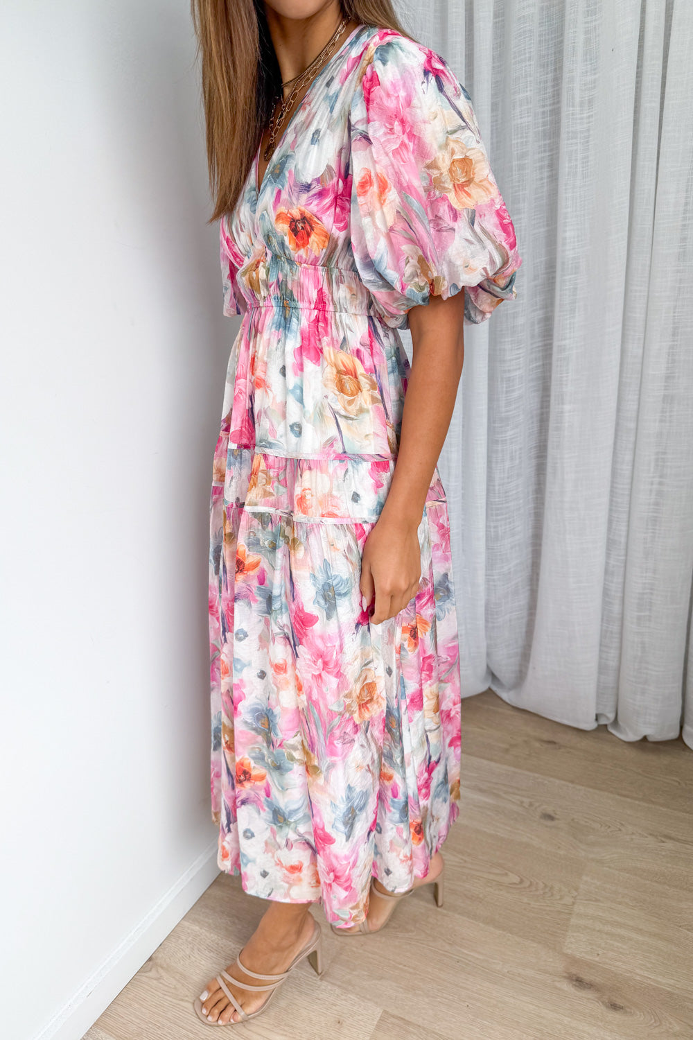 Clairemont Dress - Watercolour Floral
