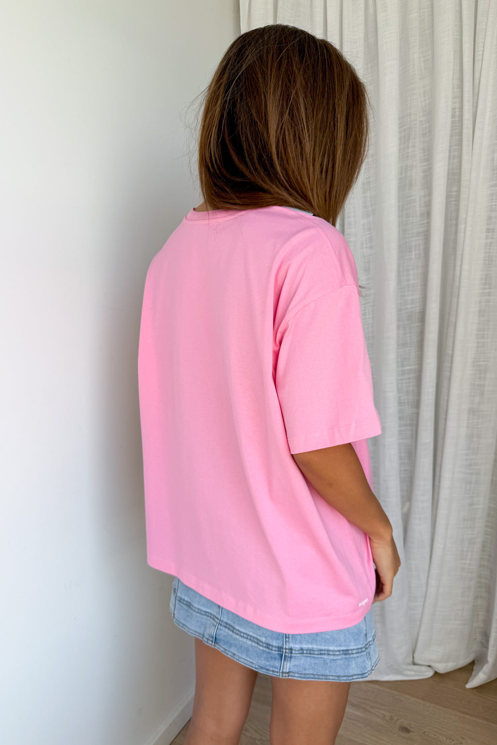 Nope Oversized Tee - Pink