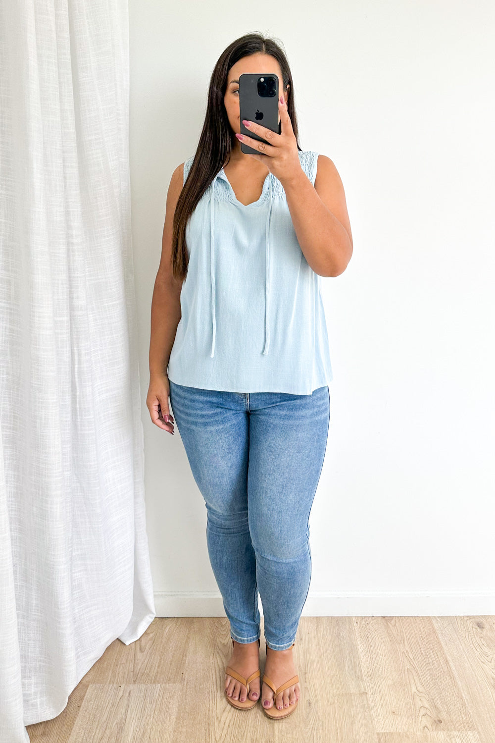 Koa Top - Pale Blue